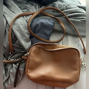 Mini Tan Cross Body Bag